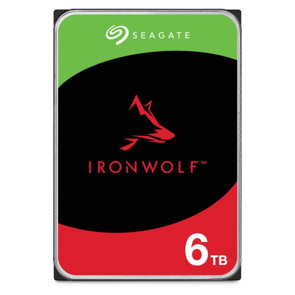 Seagate Seagate ST6000VN006 Ironwolf HDD, 6 To, 5400 tr / min, 256 Mo, 3,5, série ATA III