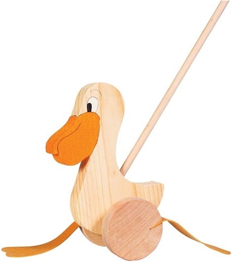 Goki pinnrulle: pelikan h21cm, pinne l60cm, 1+