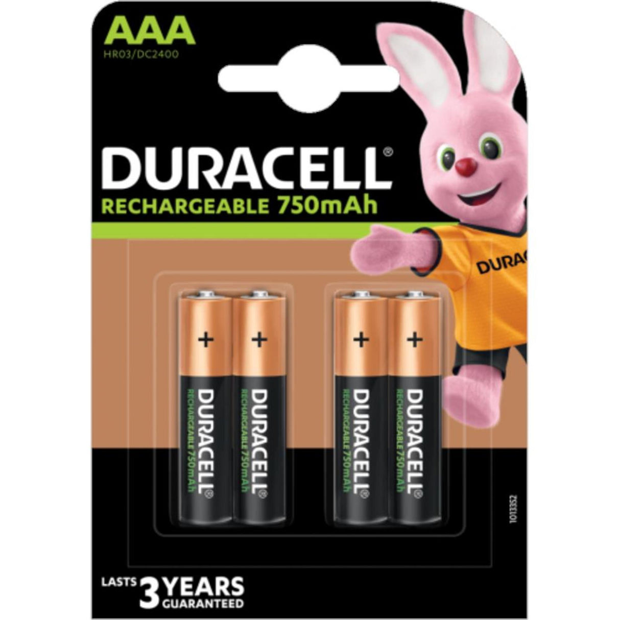 Duracell rechargeable batteries 4x aaa dx2400 hr03 900 mah 1.2 volt precharged
