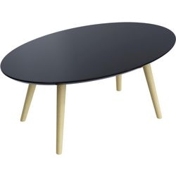 Reception desk Paperflow Scandi lacquered MDF black