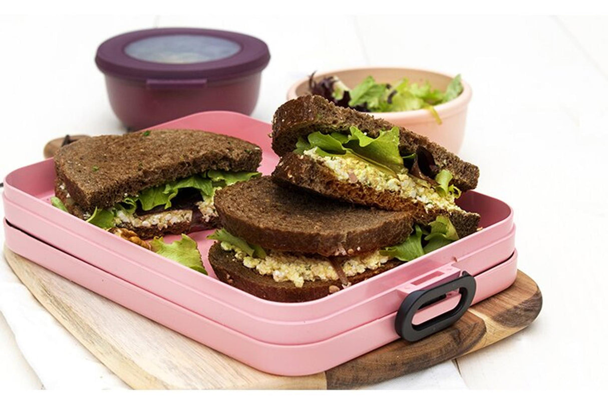 Mepal lunch box tab flat nordic black