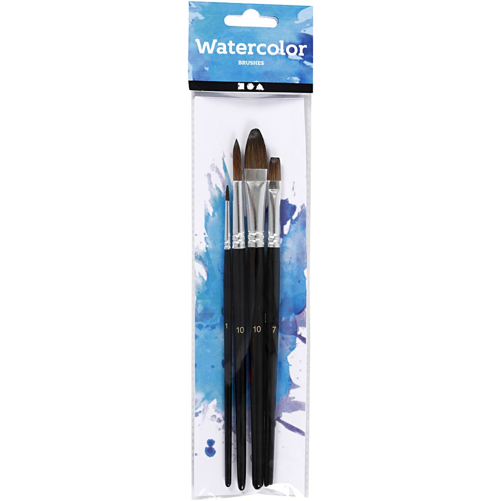 Creativ company watercolor brushes - 4 pcs.