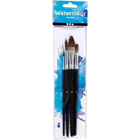Creativ company watercolor brushes - 4 pcs.
