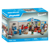 Playmobil 60s workshop with Vespa