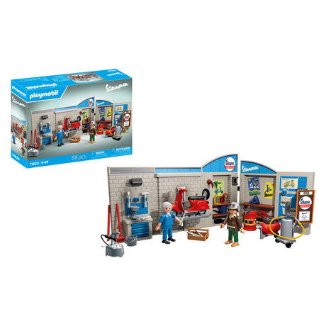 Garaż Playmobil Vespa z lat 60. - 71621