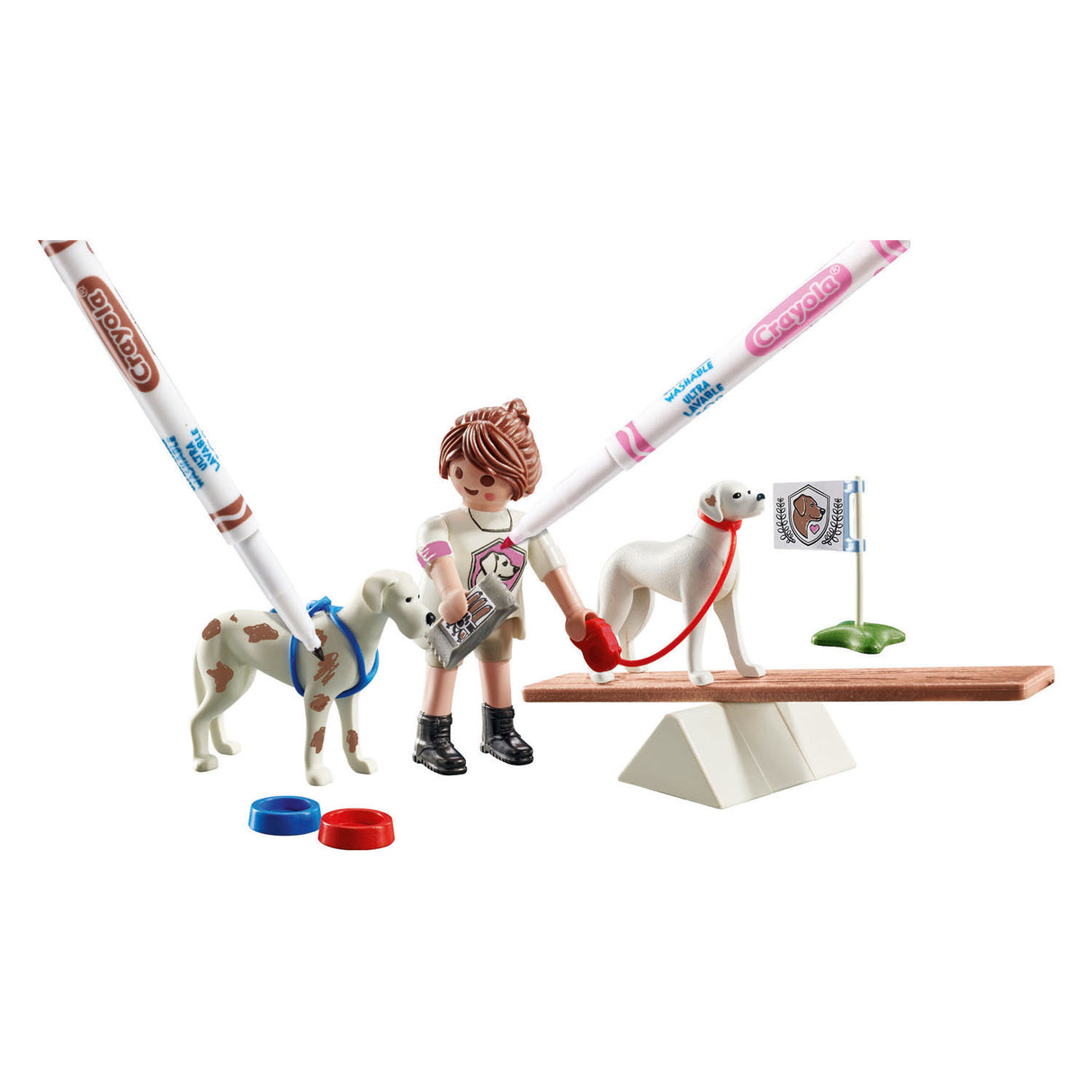 Playmobil barevný výcvik psů - 71517