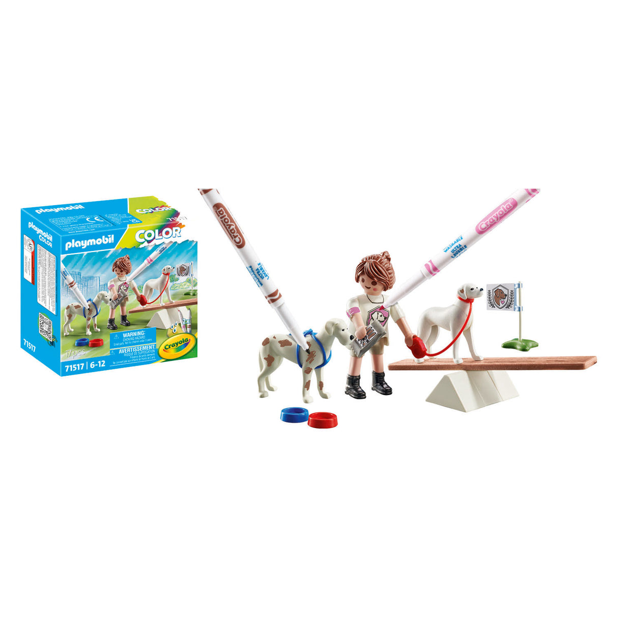 Playmobil barevný výcvik psů - 71517