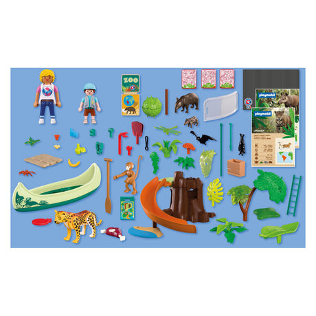 Playmobil animals friends dierentuin jungle avontuur - 72072