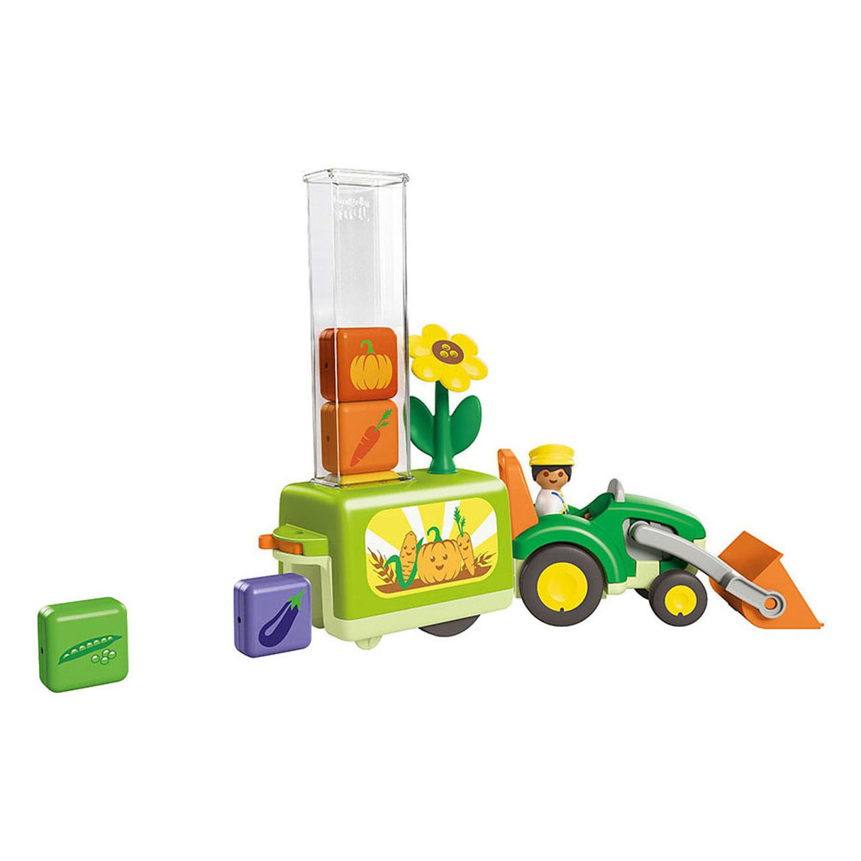 Playmobil junior: tractor with nice planter - 71773