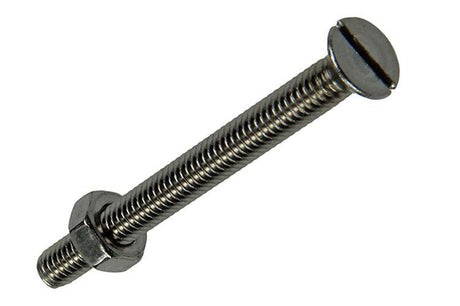 Mack 1019808 - metal screw csk head + nut stainless steel 8 pcs m4x40 | 10 pieces