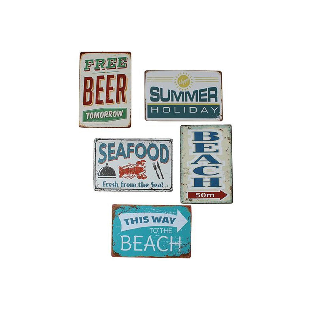 Gerkimex decoration text board metal 30x20cm