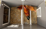 Chicken coop eco stable plastic barney