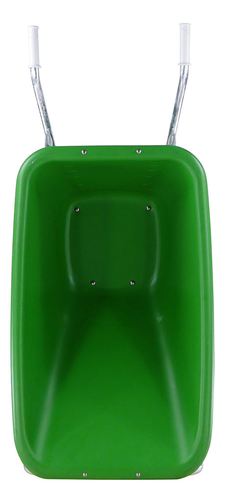 Fort producten kruiwagen f s 165l groen hdpe bak verz onderstel 2 wiel