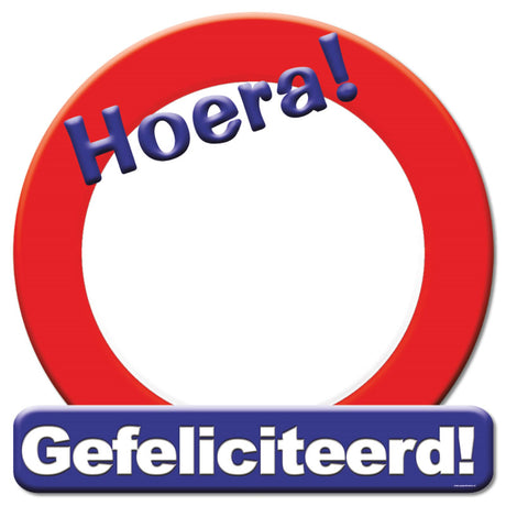 Paperdreams Krounschëld Stroosseschëld - Gratulatioun