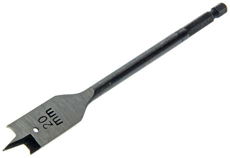 Mack 1018519 - platte houtboor din 7487 ø 20,0 x 160 mm | 5 stuks