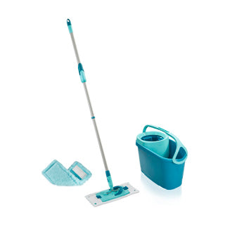 Leifheit clean twist floor mop with Velcro ergo - 33 cm mop set complete + static cloth