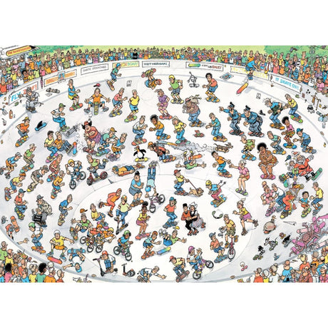 Jumbo jvh puzzle skating in the bowl 1000pcs