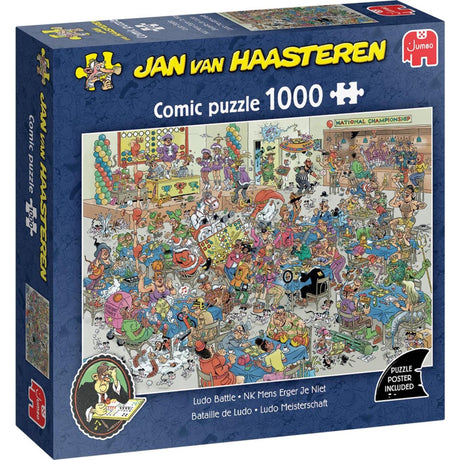 Puzzle Jana van Haasterena - nk człowieku, nie denerwuj się, 1000 elementów.