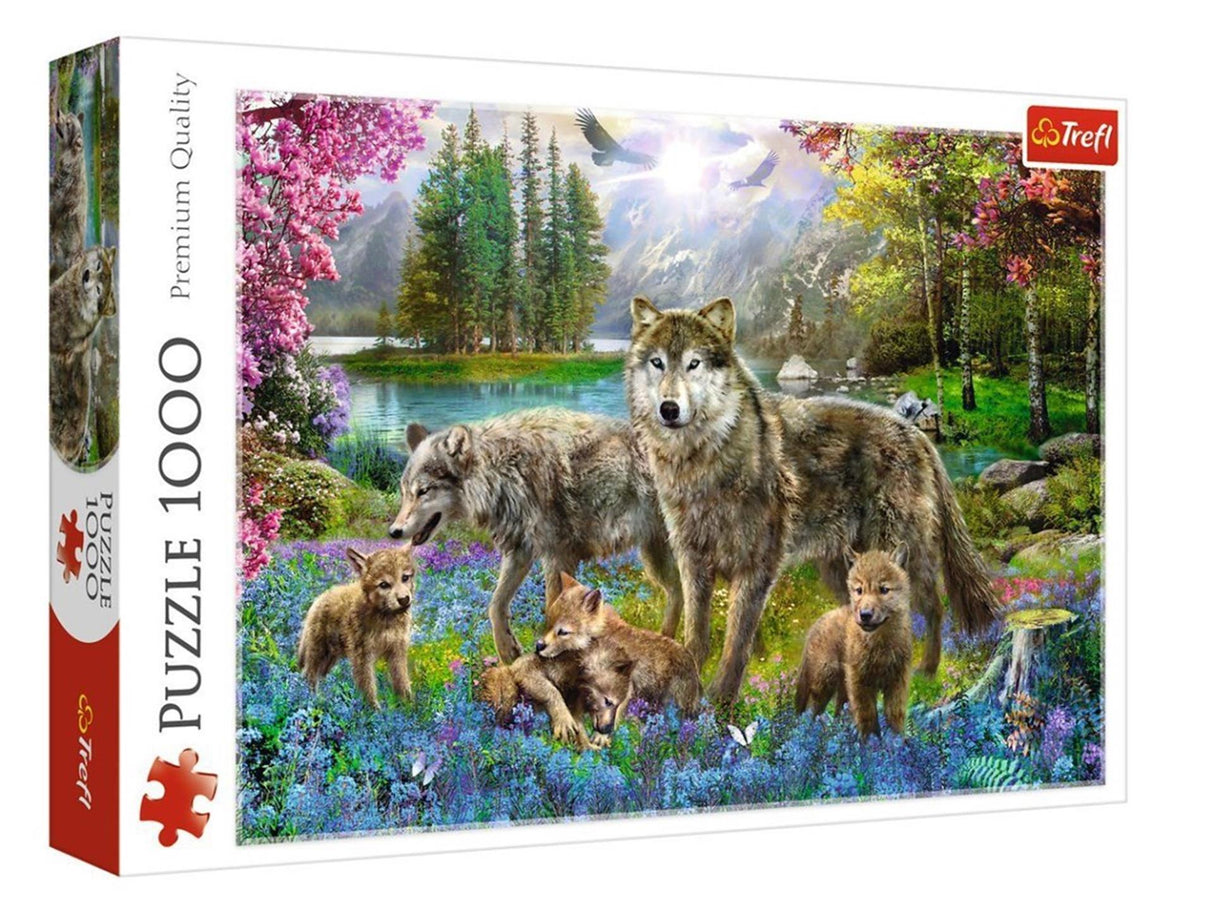 Puzzel 1000 Stéck - Wëllef treffen