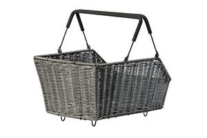 Basil Cento Rattan Look Mik - Bicycle Basket - På bagsiden - Brun