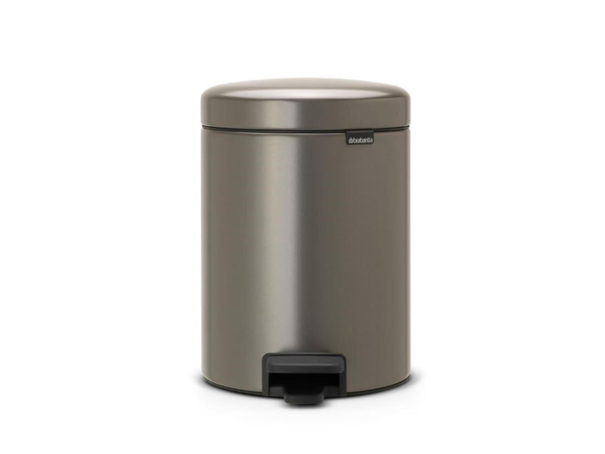 Brabantia newicon waste bin - 5 liters - bathroom - platinum
