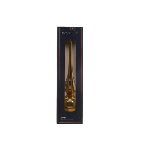 Decoris peak glass gold gloss 26cm