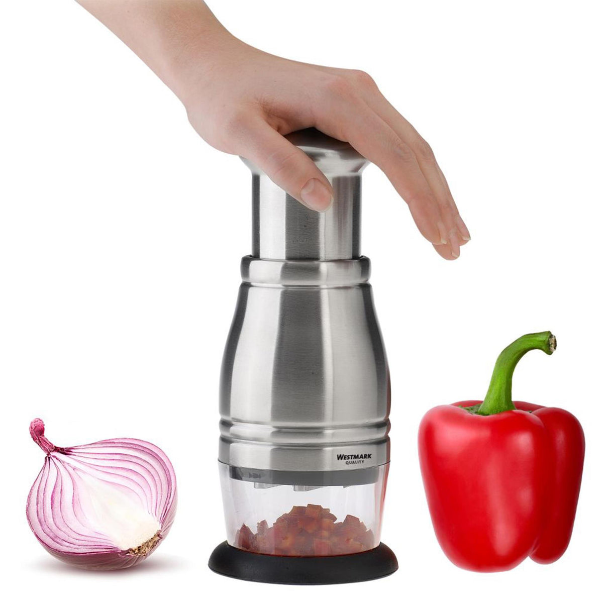 Westmark onion chopper 1000 stainless steel 22x9.4cm