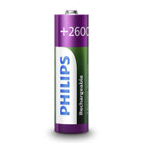 Batterieverkauf Europa Philips AA wiederaufladbare Batterien, 4st.