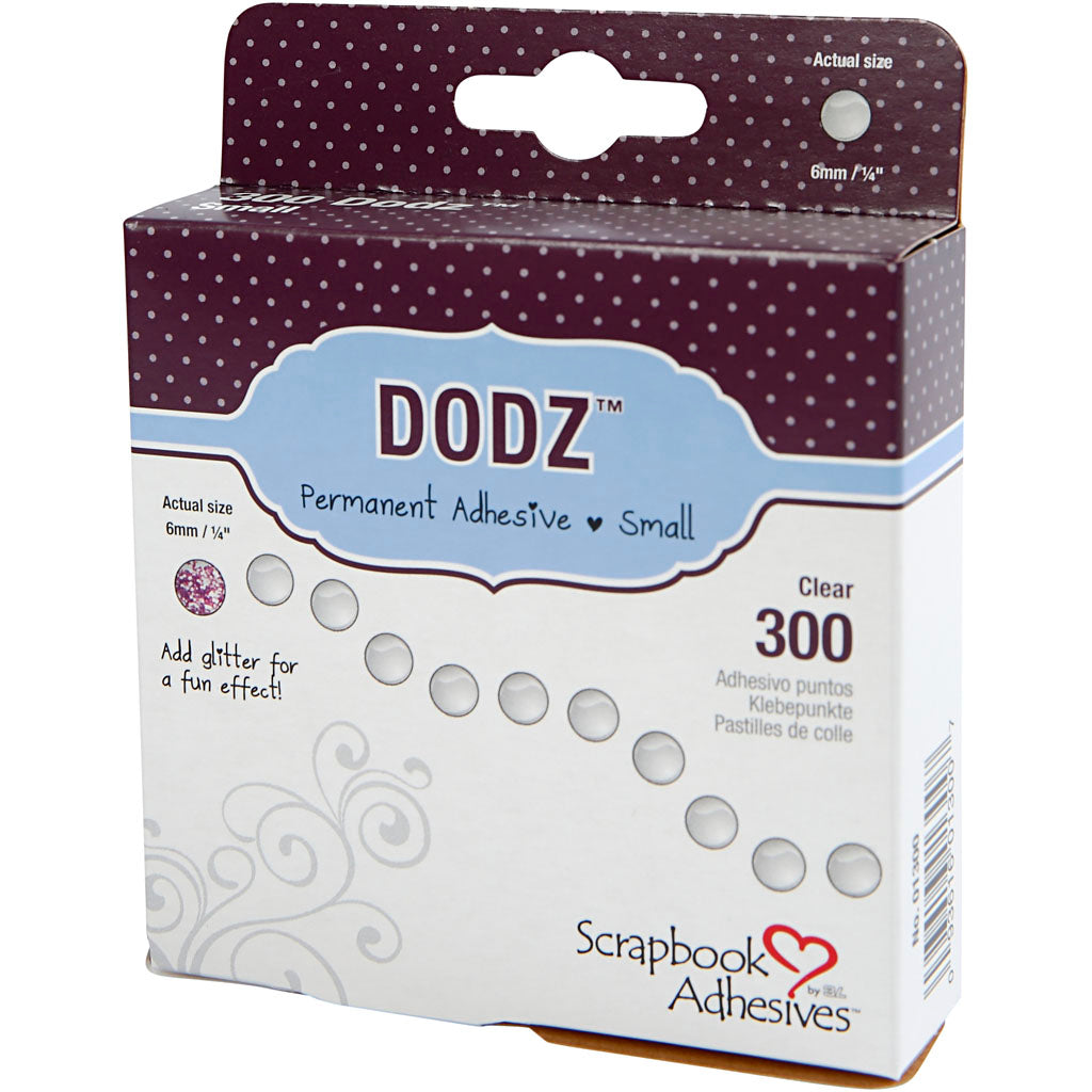Doz https: www.cchobby.nl -self-adhesive-dots-d-6-mm-thickness-0-5-mm-300-piece-1-box