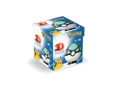 Ravensburger 3D Puzzle Pokémon Net Ball, 54st.