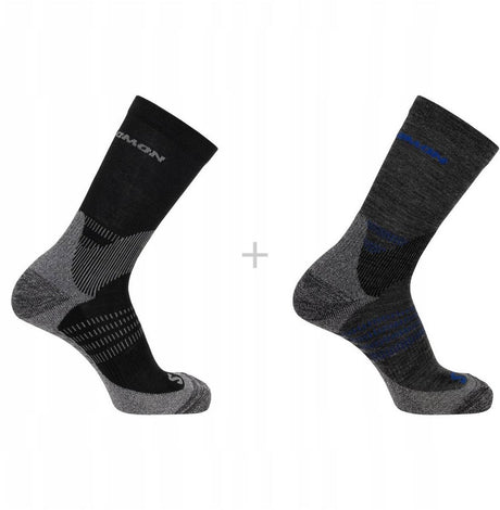 Salomon x Ultra Access Crew Socken - Merino Woll - 2 Pair - Gréisst 42-44