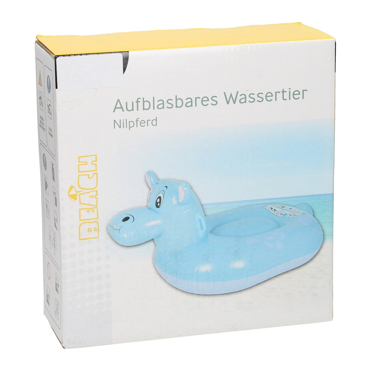Inflatable water animal hippo, 155cm