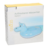 Inflatable water animal hippo, 155cm