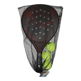 Adrenix Adrenix Padel Set -Schläger mit 3 Bällen, 4DLG.