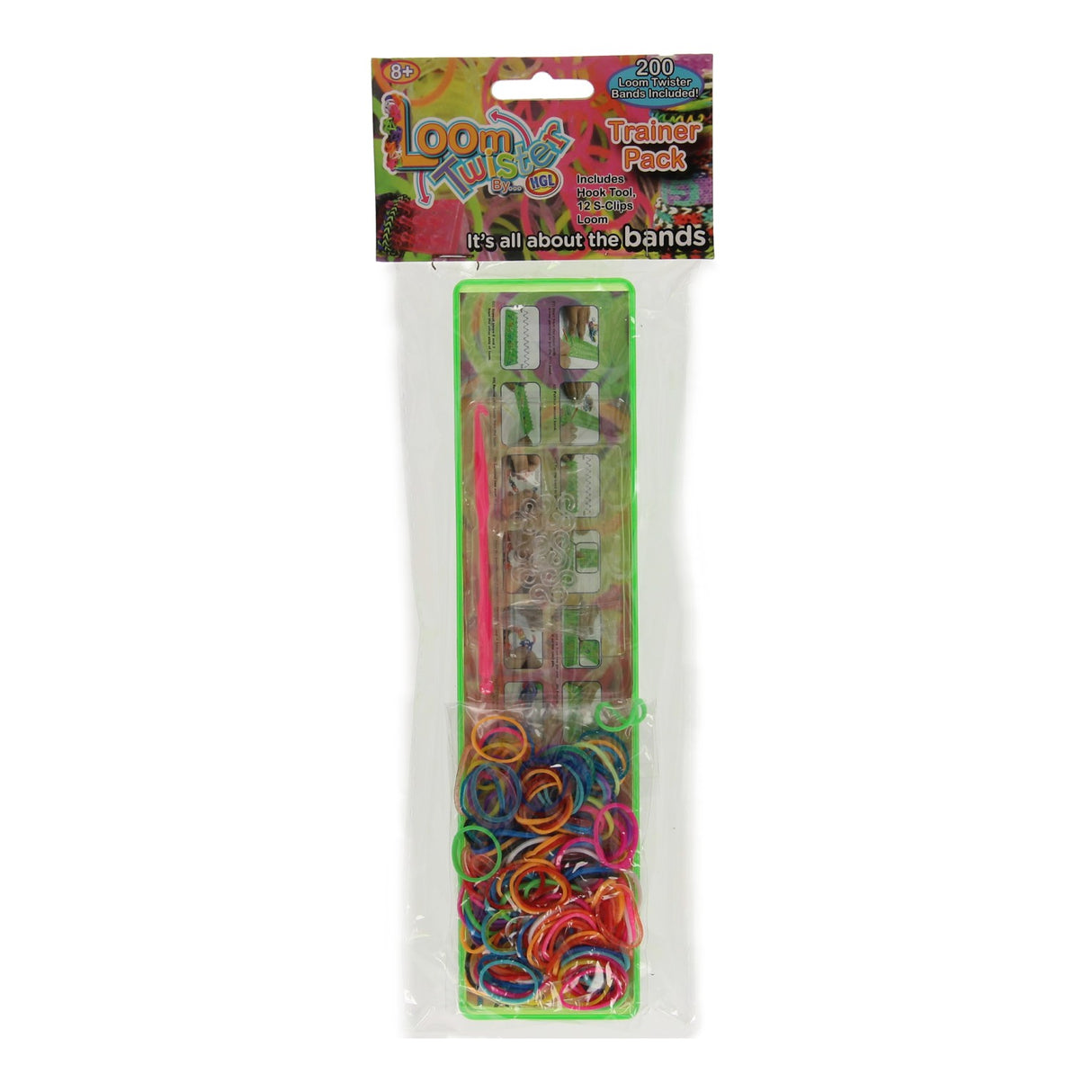 Loom twister board and straps, 200pcs.