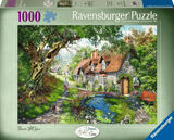 Ravensburger puzzle flower hill lane - jigsaw puzzle - 1000 pieces