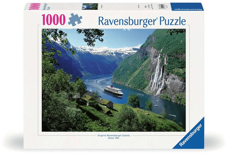 Ravensburger dėlionė Norvegijos fiordas, 1000 vnt.