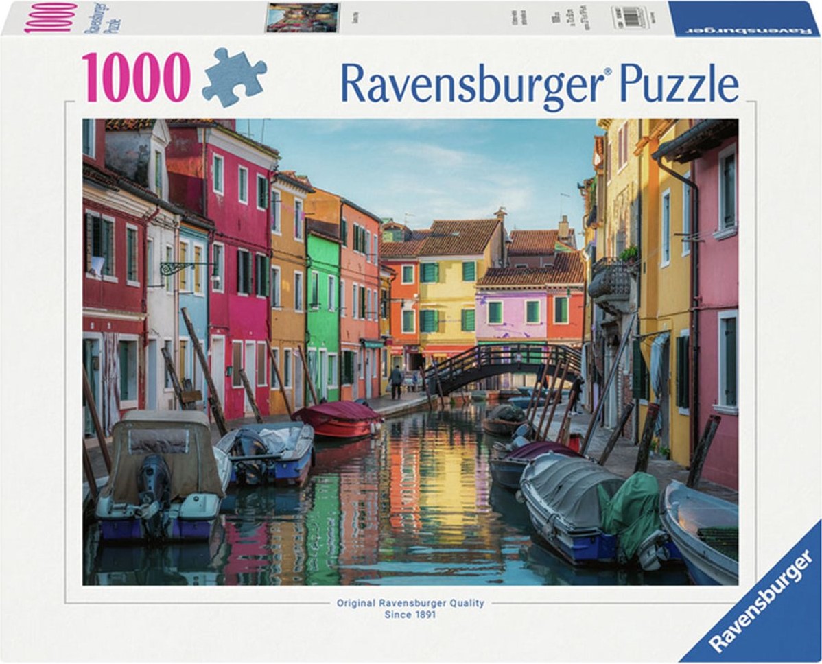 Ravensburger jigsaw puzzle Burano Italy, 1000 pcs.