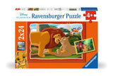Ravensburger puzzle the lion king - two puzzles - 24 pieces - children's puzzle