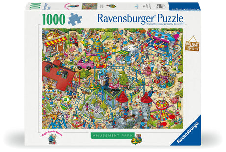 Ravensburger puzzle station de vacances 4 : le parc d'attractions, 1000 pcs.