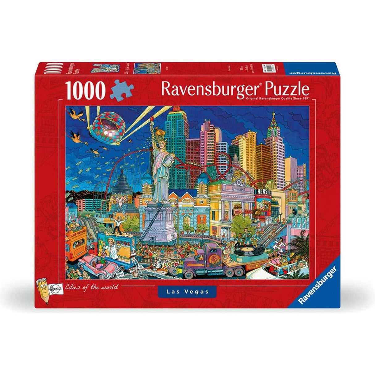 Ravensburger Puzzle Fleroux Las Vegas 1000 Stécker