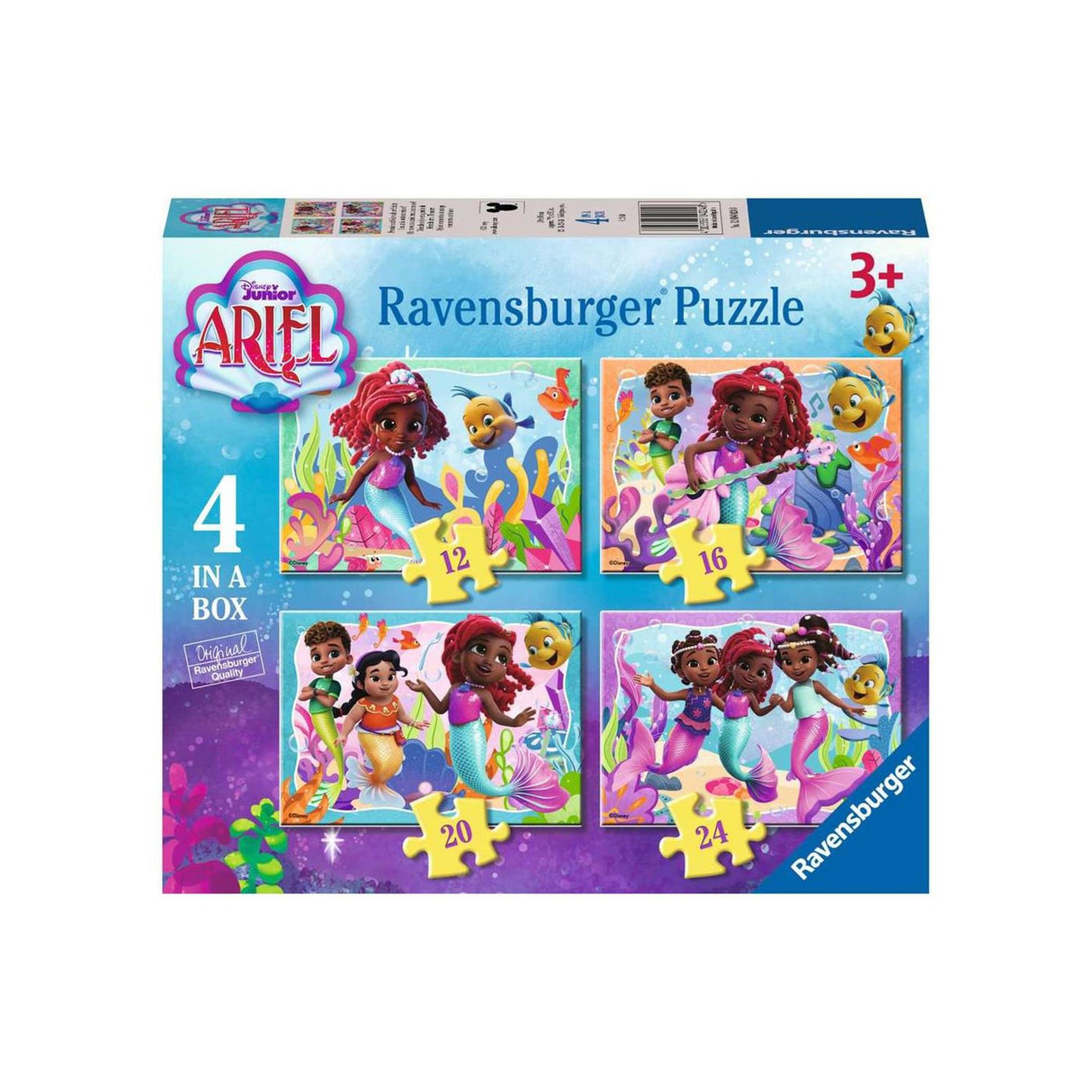 Ravensburger jigsaw puzzle disney junior ariel - 4 puzzles