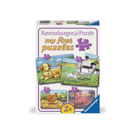 Ravensburger jigsaw puzzle my first puzzles 4in1 farm animal families