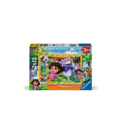 Ravensburger jigsaw puzzle Dora the Explorer We can do it! - 2x12pcs.