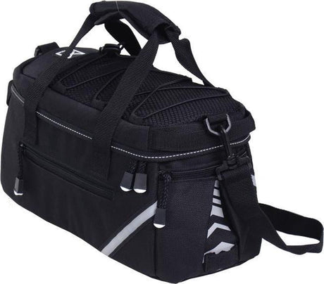 Borsa portapacchi Willex 1200 - borsa singola per bicicletta - 8 litri - nera