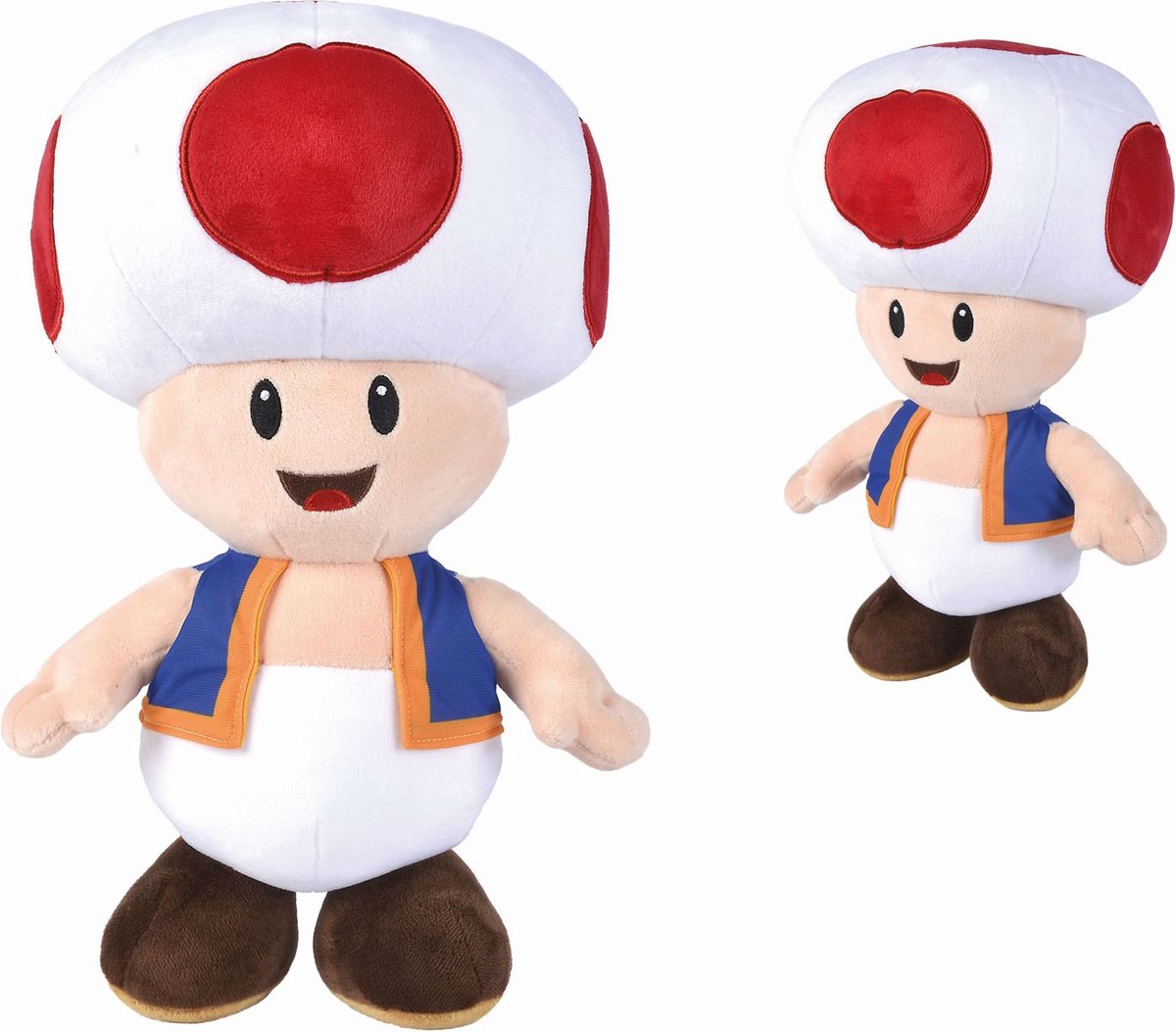 Nicotoy super mario - toad plush, jumbo - 50 cm - cuddly toy