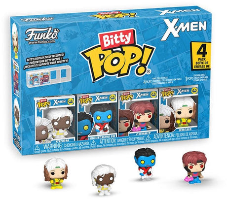 Funko X Men Bitty Pop! Vinyl Figur 4-Pak Gambit 2,5 cm Mini Figur - 2 cm