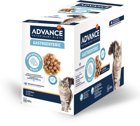 Advance veterinary diet cat - gastro enteric - cat food - 12x85 grams