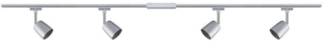 Paulmann urail rail spot cover startset gu10 max. 4x10w dimbar 230v krom matt, krom