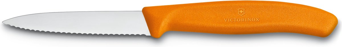 Victorinox peeling knife 8cm orange serrated